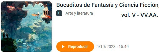 Bocaditos de Fantasía y ciencia Ficción V