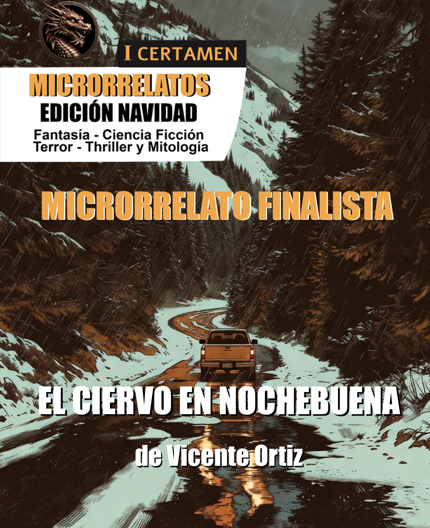 El ciervo en Nochebuena de Vicente Ortiz - Finalista del 1er Certamen de microrrelatos Edición Navidad de Equilibria.es